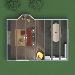 floorplans haus wohnzimmer küche 3d