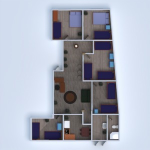 floorplans casa escritório arquitetura 3d