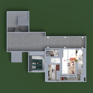 floorplans living room garage 3d