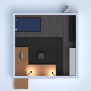 planos decoración dormitorio habitación infantil despacho 3d