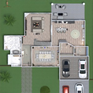 floorplans house terrace apartment garage storage 3d