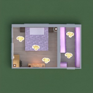planos decoración dormitorio habitación infantil trastero 3d