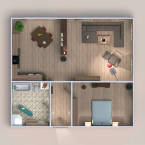 floorplans butas baldai dekoras vonia miegamasis svetainė virtuvė apšvietimas namų apyvoka valgomasis аrchitektūra prieškambaris 3d