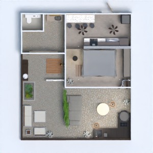 planos dormitorio arquitectura apartamento 3d