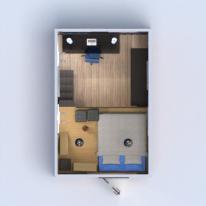 floorplans zrób to sam sypialnia pokój dzienny oświetlenie architektura przechowywanie mieszkanie typu studio 3d
