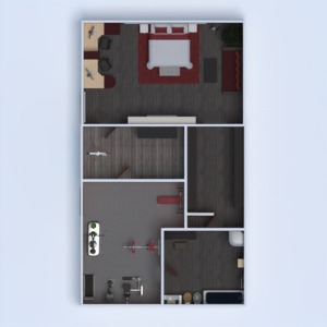 floorplans maison terrasse meubles salle de bains chambre à coucher salon cuisine extérieur chambre d'enfant bureau eclairage entrée 3d