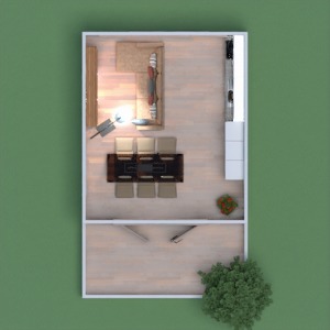 floorplans wohnung wohnzimmer küche esszimmer 3d