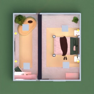 planos muebles decoración dormitorio despacho iluminación 3d