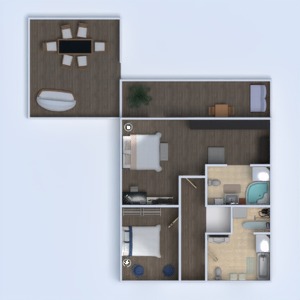 floorplans dom taras meble wystrój wnętrz łazienka sypialnia garaż kuchnia na zewnątrz biuro oświetlenie gospodarstwo domowe jadalnia przechowywanie 3d