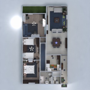 floorplans butas svetainė 3d