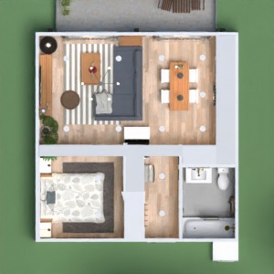 floorplans furniture entryway 3d
