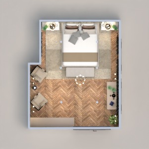 floorplans dom wystrój wnętrz sypialnia pokój dzienny oświetlenie 3d