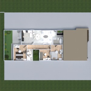 floorplans 厨房 景观 装饰 结构 储物室 3d