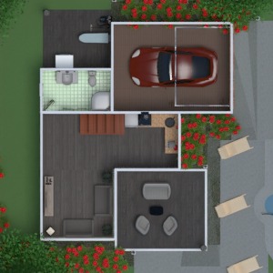 floorplans namas terasa dekoras pasidaryk pats miegamasis svetainė garažas virtuvė apšvietimas kraštovaizdis аrchitektūra prieškambaris 3d