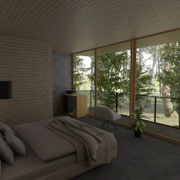 floor plans casa camera da letto monolocale 3d