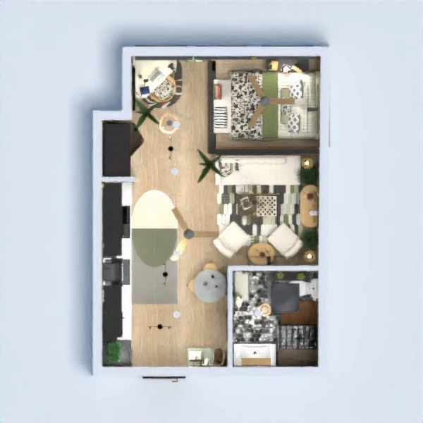 floor plans apartamento mobílias decoração estúdio 3d