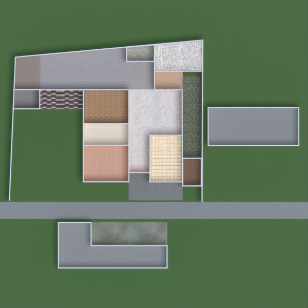 floor plans famiglia illuminazione studio appartamento monolocale 3d