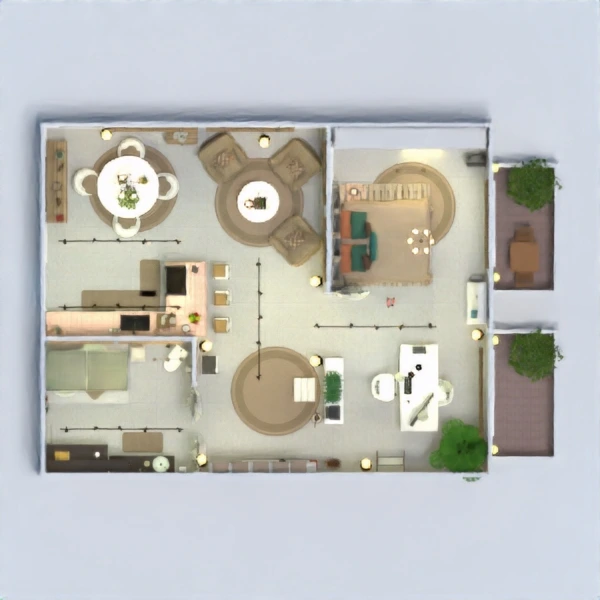 floor plans apartment furniture decor office lighting 3d