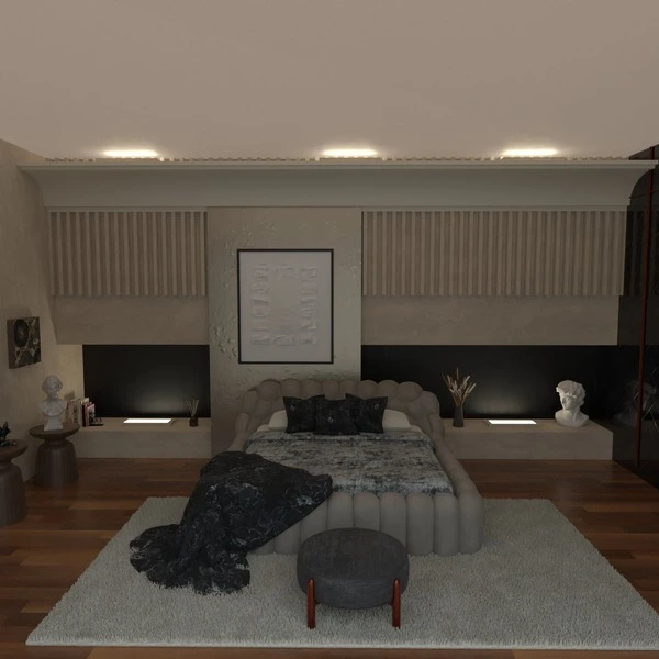 floor plans apartamento mobílias decoração quarto iluminação 3d