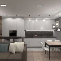 floor plans appartamento arredamento decorazioni saggiorno cucina illuminazione rinnovo ripostiglio monolocale 3d