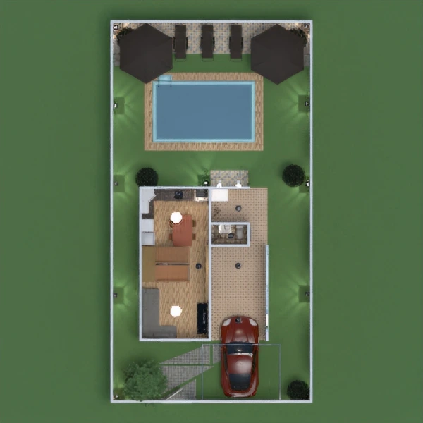 floor plans namas svetainė 3d
