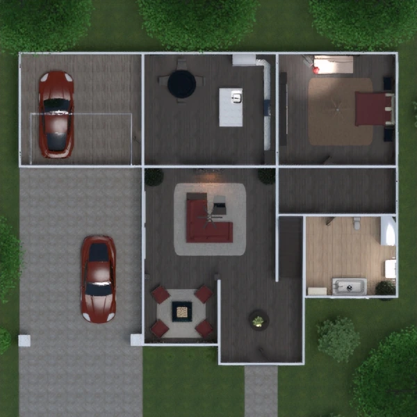 Three bedroom two-level with media room and balcony #2861344 by Monique Purnell