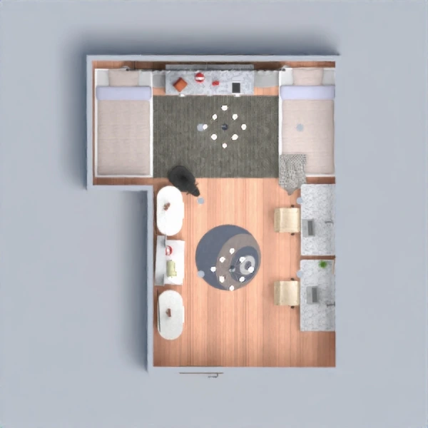 floor plans terrace 3d