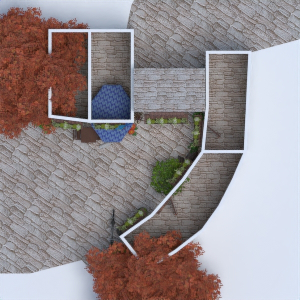 floor plans casa paisagismo arquitetura 3d