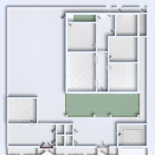 floor plans casa utensílios domésticos 3d