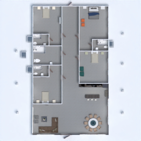 floor plans техника для дома терраса 3d