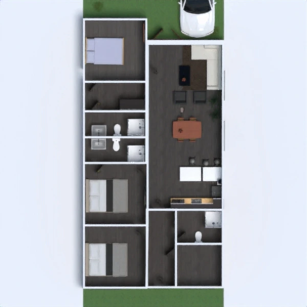 floor plans casa utensílios domésticos sala de jantar arquitetura 3d