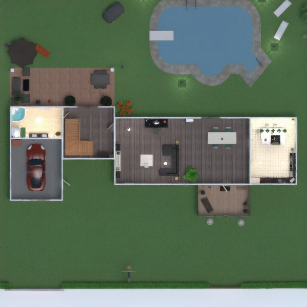 2 floor house. #2853248 by Mery Carballido de Paz