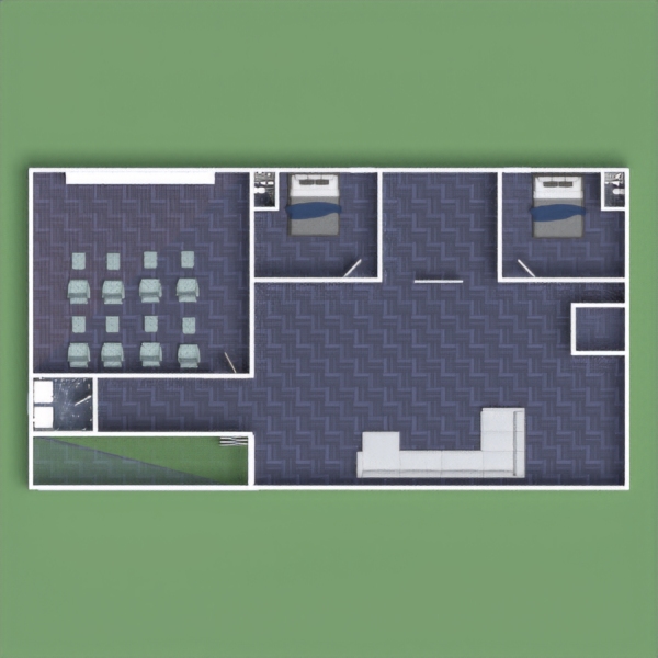 floor plans прихожая терраса кафе гараж кухня 3d
