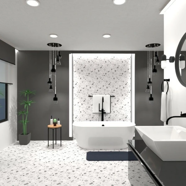 floor plans dekoras vonia apšvietimas аrchitektūra 3d