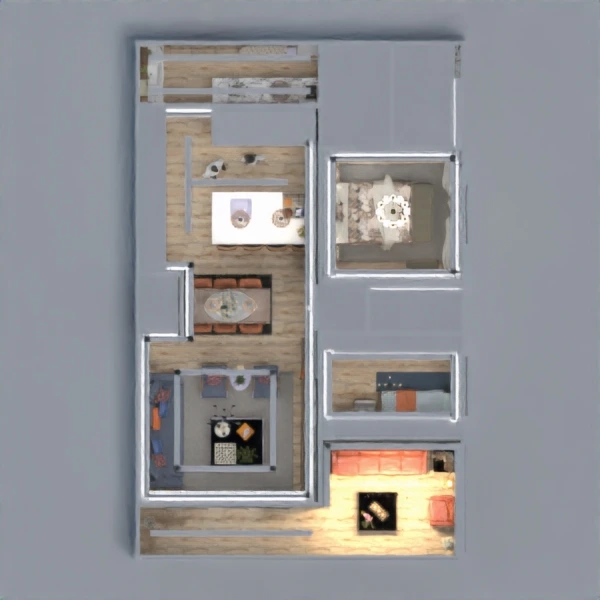 floor plans salle de bains chambre d'enfant maison salon décoration 3d