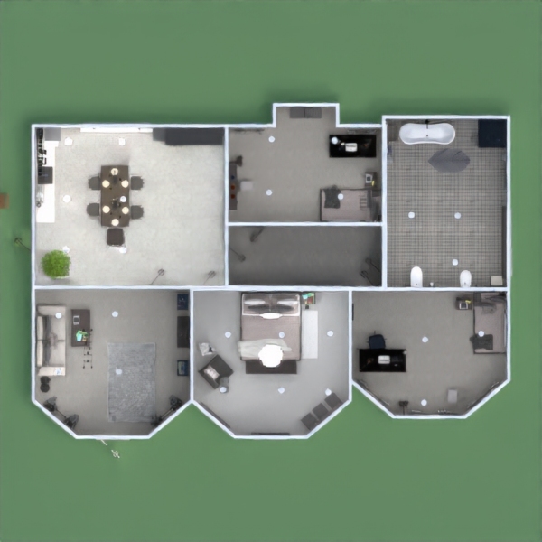 floor plans casa famiglia architettura 3d