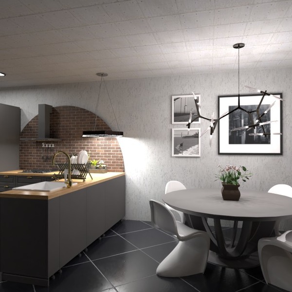 floor plans кухня освещение 3d