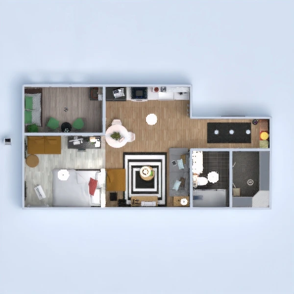 floor plans apartment 3d