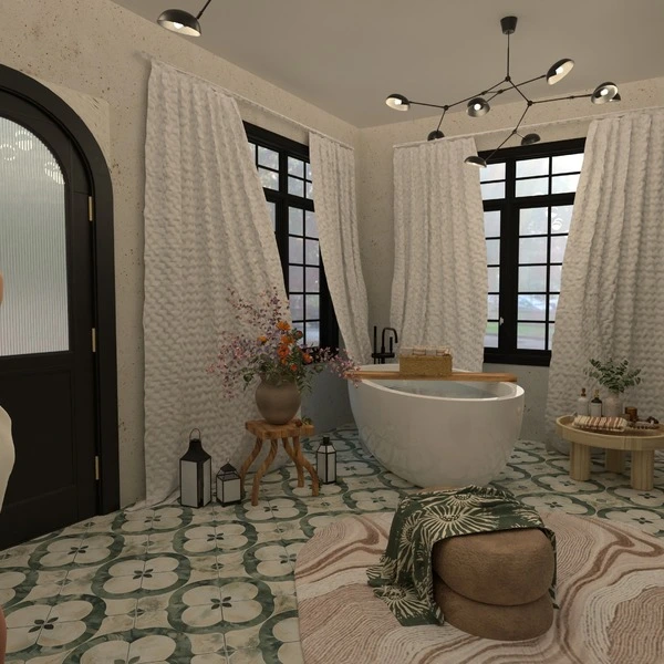 floor plans apartamento cuarto de baño decoración iluminación 3d