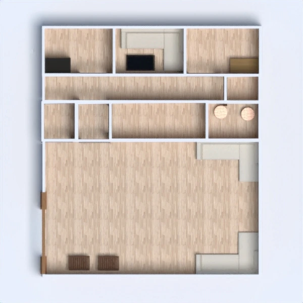 floor plans 独栋别墅 办公室 咖啡馆 储物室 3d