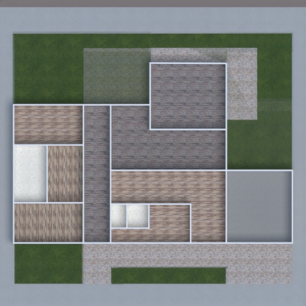 floor plans terasa virtuvė miegamasis kraštovaizdis butas 3d