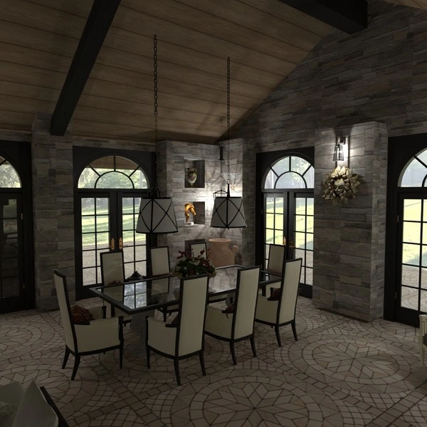 floor plans 装饰 户外 照明 改造 结构 3d