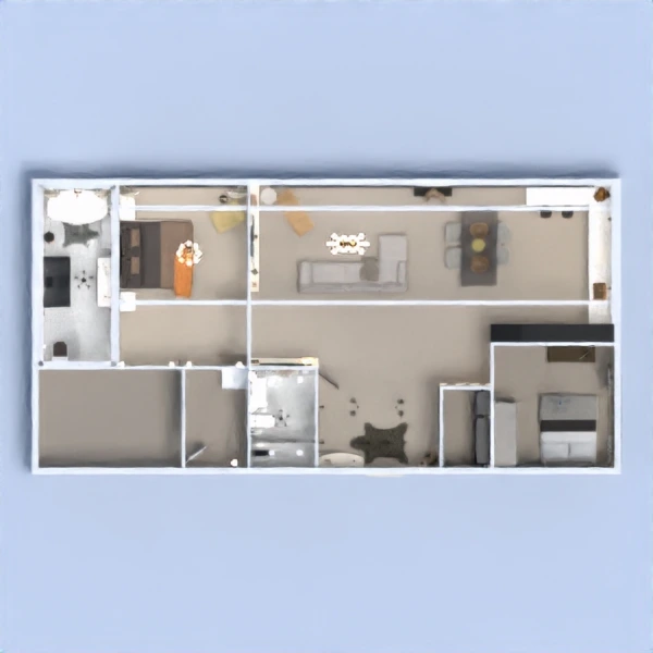 floor plans appartamento 3d