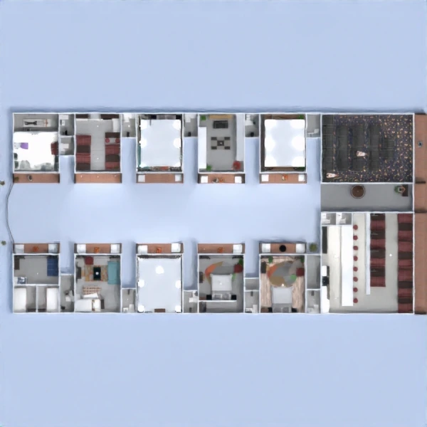 floor plans reforma despensa varanda inferior utensílios domésticos apartamento 3d