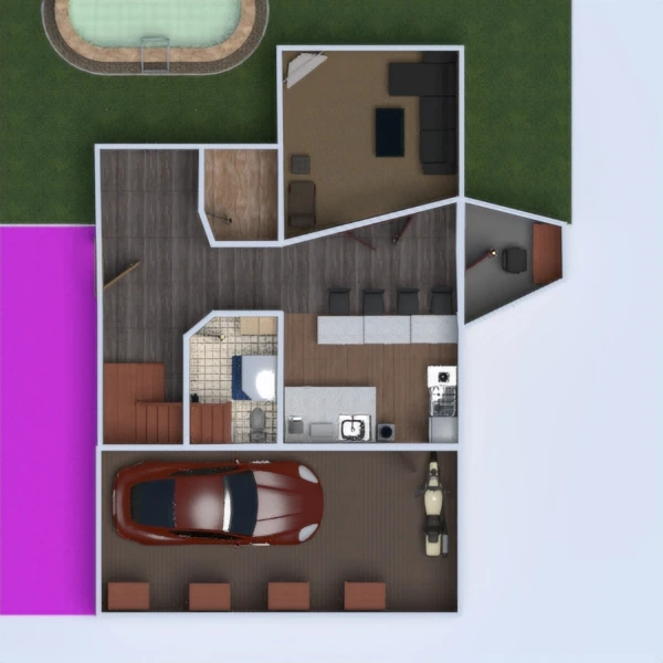 Abby's first floor, dream house #2709168 by David Ott