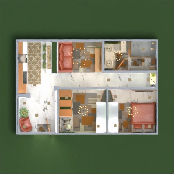 floor plans bathroom house office living room kids room 3d