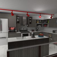 floor plans butas terasa baldai svetainė virtuvė apšvietimas valgomasis studija 3d
