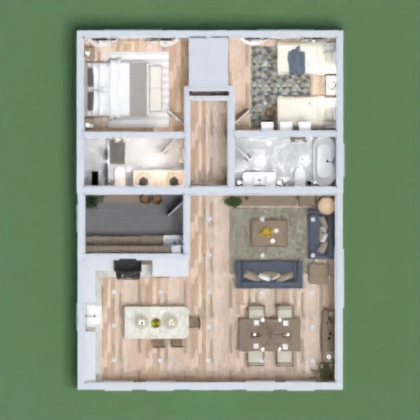 floor plans apartment 3d