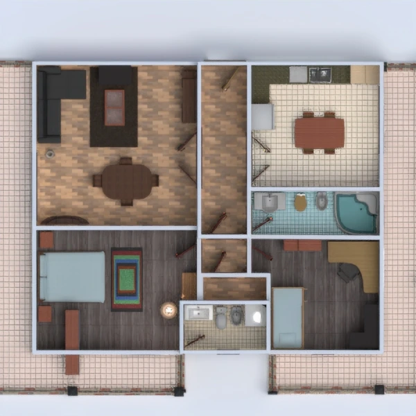 floor plans mieszkanie dom 3d