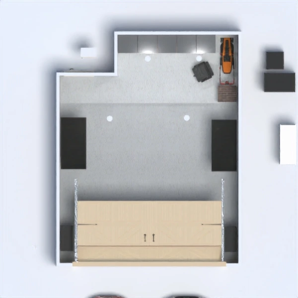 floor plans casa arredamento garage oggetti esterni ripostiglio 3d